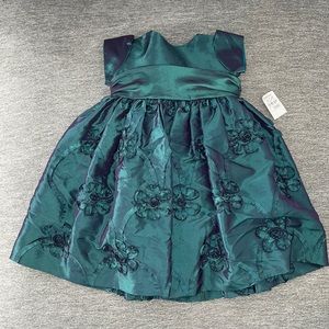 NWT Susanne Lively Green Taffeta Dress